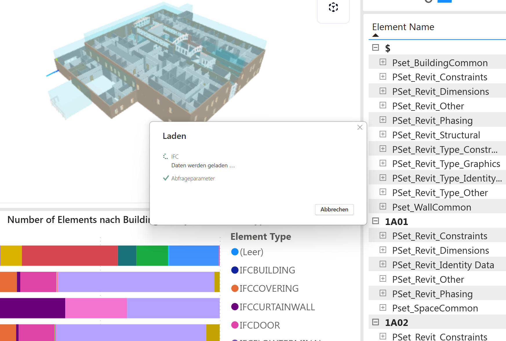 Flinker loads IFC directly into Power BI without extra imports