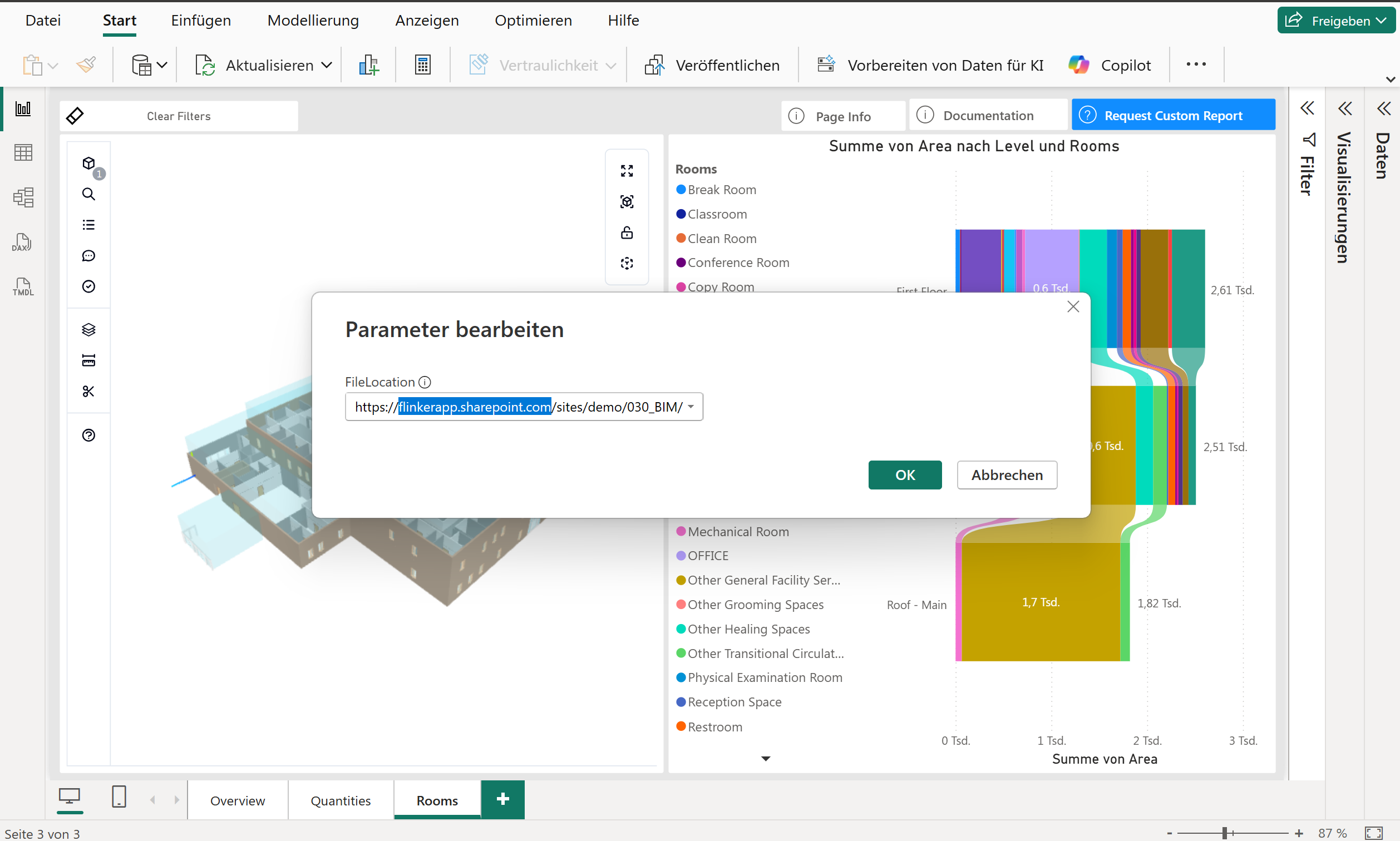 Load IFC directly from SharePoint into Power BI