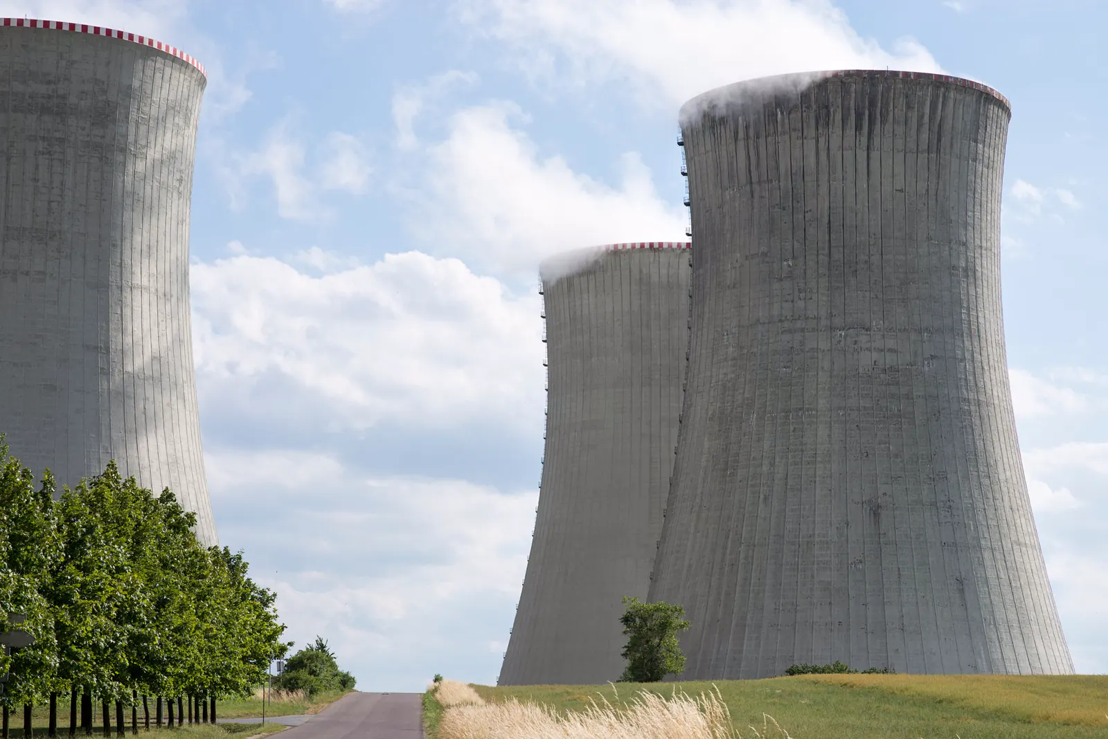 Cooling towers of a large European power station